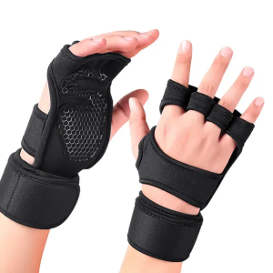 Weight Lifting Workout Gloves with Wrist Support for Men Women Gym Fitness Cross Training Powerlifting Hand Palm Protector Glove