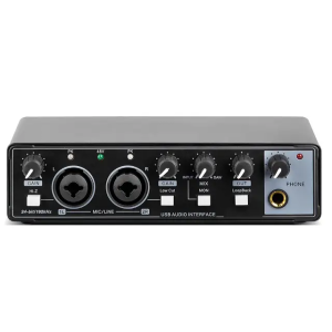 GAX-MD22 Audio Interface Recording Live Dubbing Equipment Singing USB External Guitar Audiobook Professional Sound Card