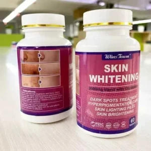 WinsTown Skin Whitening Tablets with Glutathione (2000MG) | Dietary Supplement for Dark Spots, Hyperpigmentation, and Skin Brightening