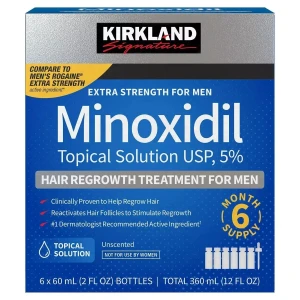 Kirkland Minoxidil 5% Extra Strength Men Hair Regrowth Solution