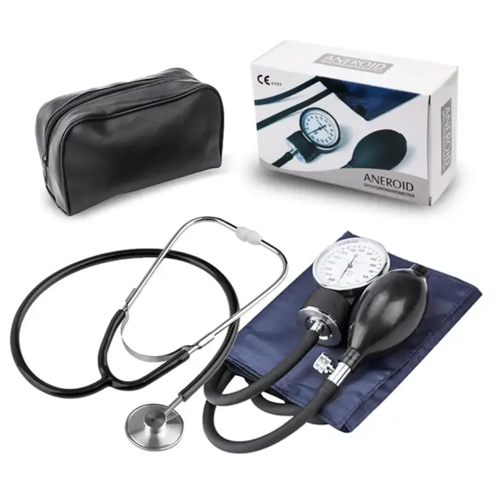 Manual Blood Pressure Monitor Diastolic Sphygmomanometer Medical Doctor Stethoscope Sphygmomanometer Cuff Home Health Monitor