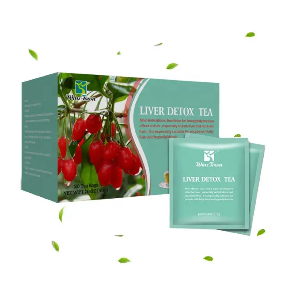 Wins Town Liver Detox Tea | Herbal Tea for Alcoholic Hepatitis, Swollen Liver, and Hyperlipidemia