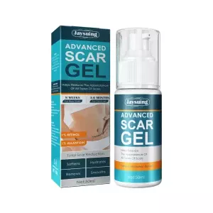 Advanced Scar Removal Gel - Effective Solution for New and Old Scars, Stretch Mark Removal, Multifunctional Acne Scar Remover, Fades Burn and Post-Surgery Scar Tissue for Face.