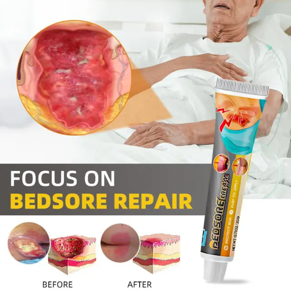 Sumifun Bedsores Treatment Cream Remove Rot Necrotic Tissue Treat Sores Ulcer Wound Healing Ointment Anti-lnfection