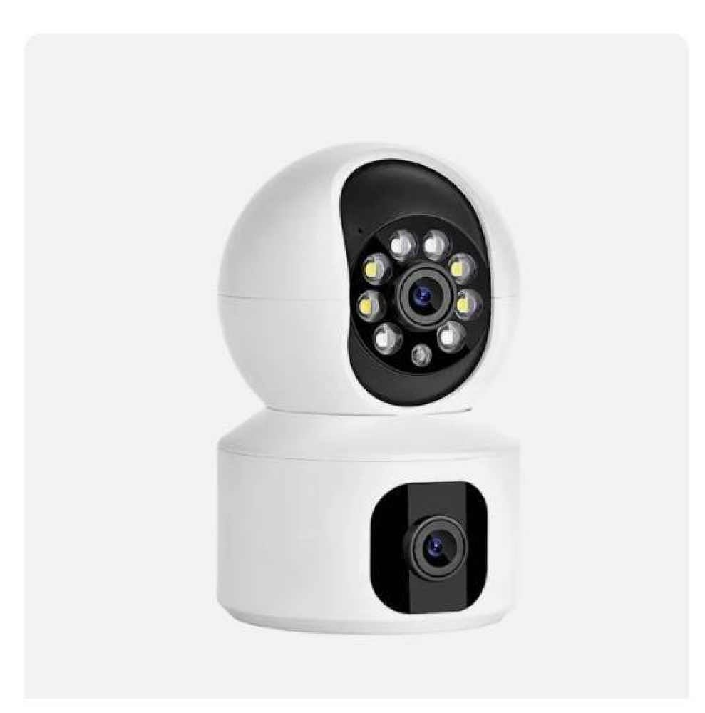 4MP PTZ WiFi Camera Dual Lens with Dual Screen Human Detection Night Vision Outdoor Surveillance Camera Two-way Audio