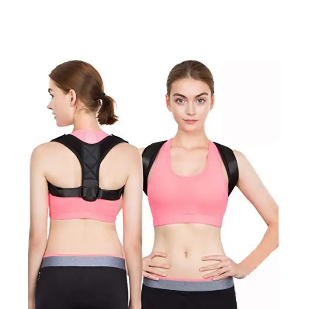 Spine Back Straightener, Adjustable Back Brace Posture Corrector Belt for Men and Women, Upper Back Support Brace for Adults, Back Shoulder Posture Corrector