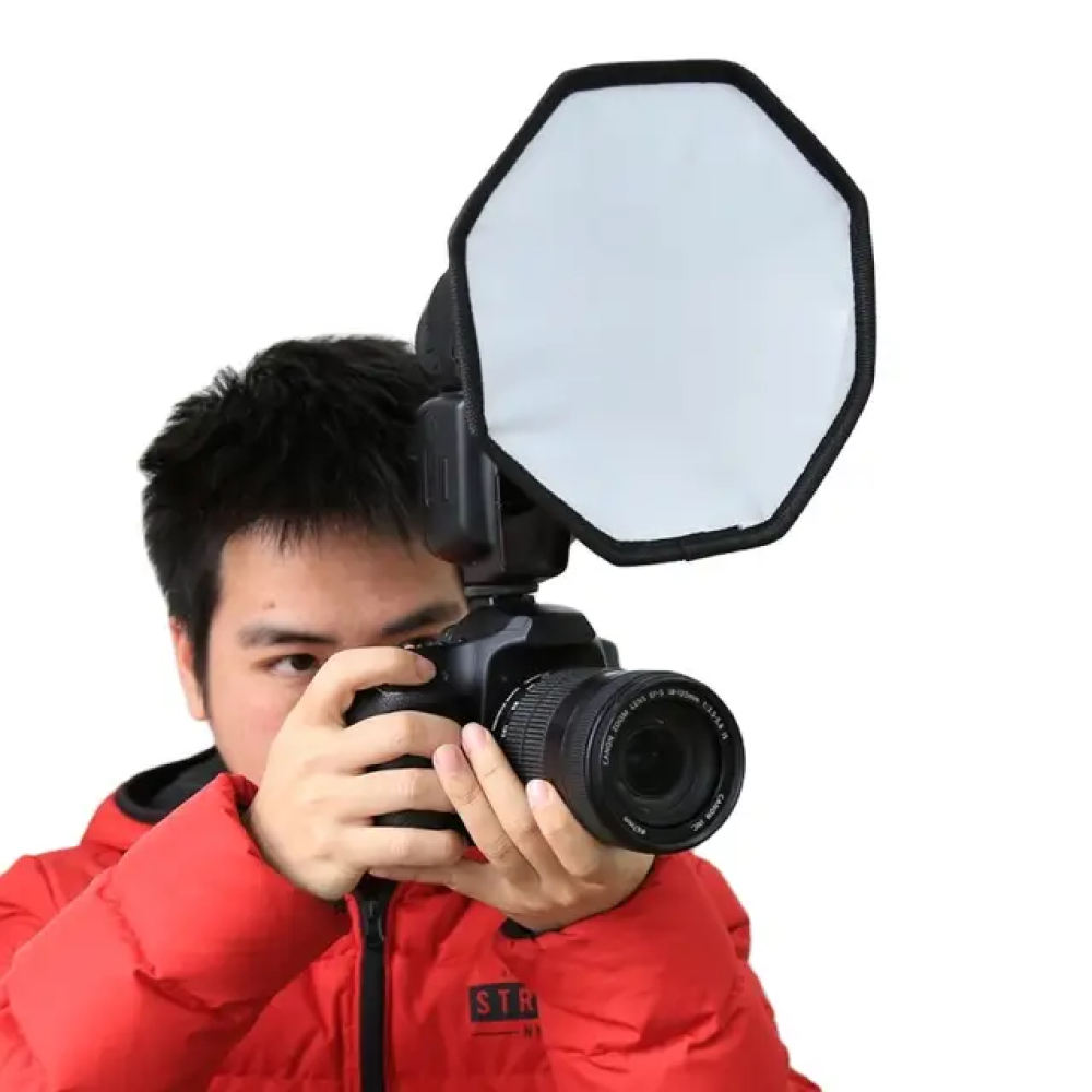 20cm Durable Photography Accessories Octangle Style Foldable Soft Flash Light Diffuser Soft Box