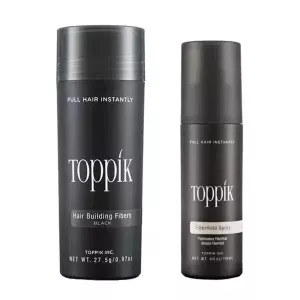 Toppik Hair Building Fibers  27.5 gM and FiberHold Spray 118ml