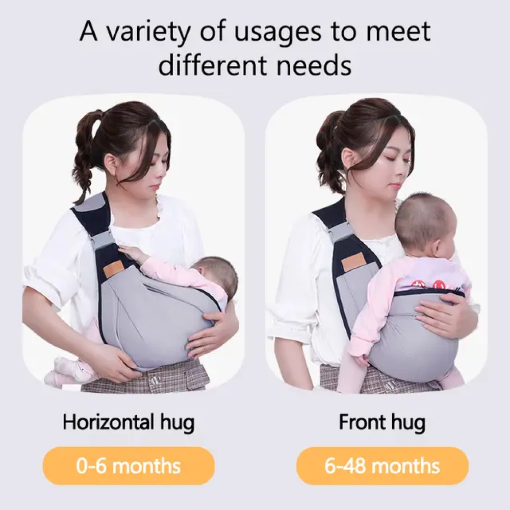 Baby Sling Wrap Baby Carrier Soft wrap Sling for Newborn Infant Carrier Front Pack Toddlers Baby Single Shoulder Carrier