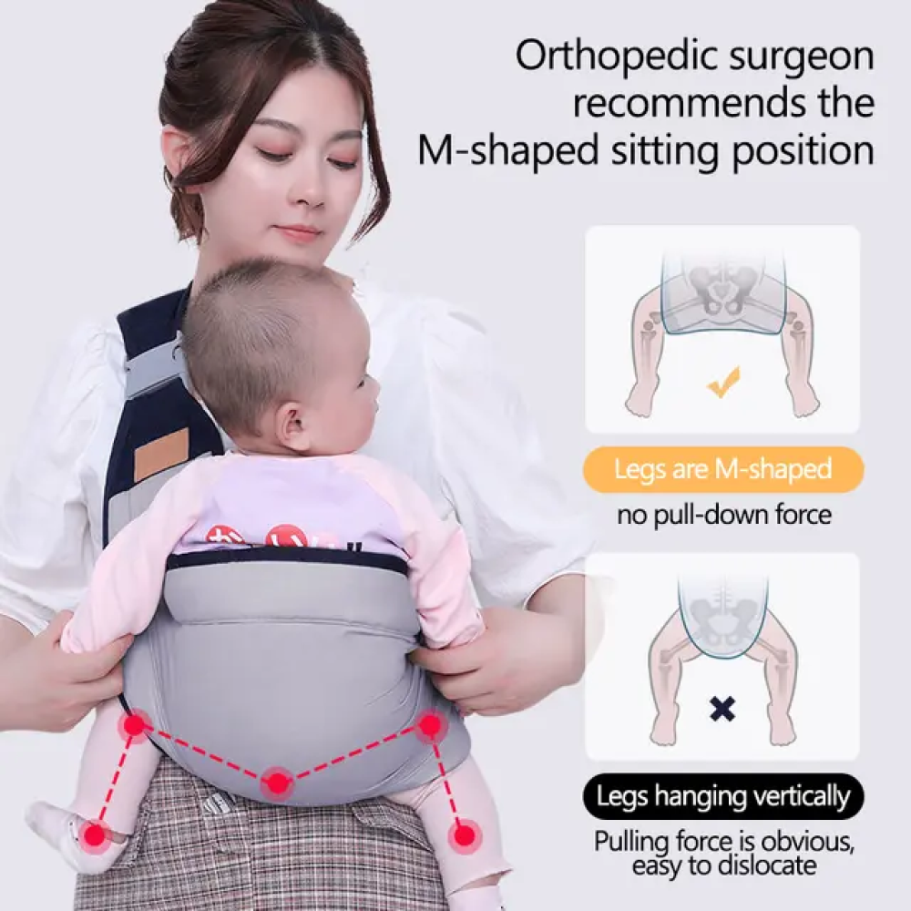 Baby Sling Wrap Baby Carrier Soft wrap Sling for Newborn Infant Carrier Front Pack Toddlers Baby Single Shoulder Carrier