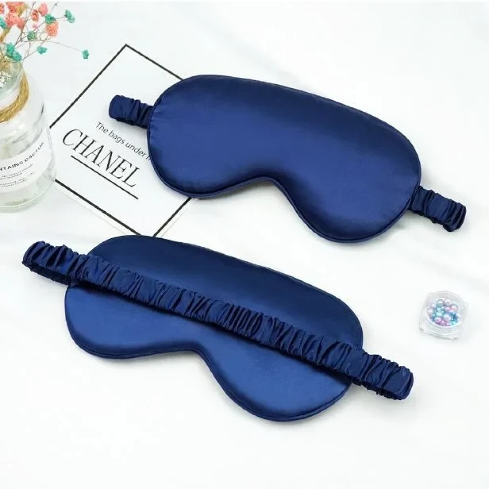 Imitated Silk Eye Patch Shading Sleep Eye Mask Eyepatch Travel Relax Cover Eyeshade Health Sleeping Shield Eye Care