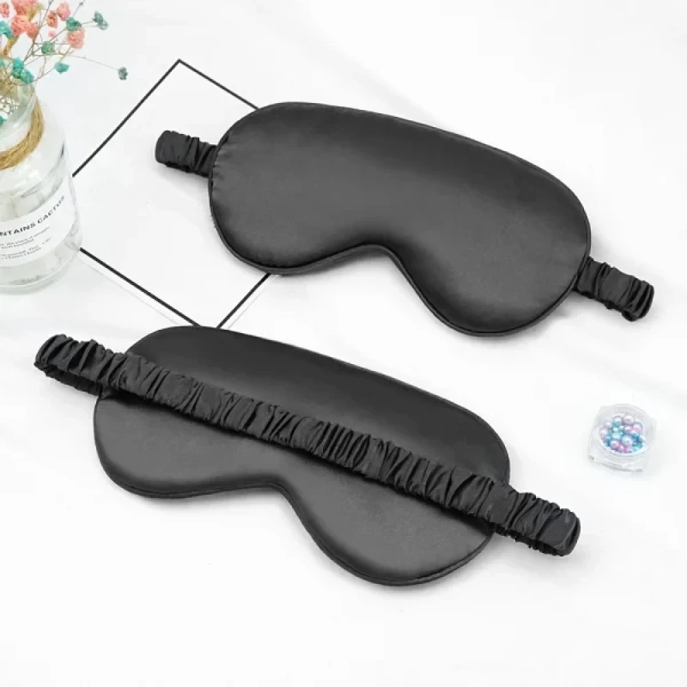 Imitated Silk Eye Patch Shading Sleep Eye Mask Eyepatch Travel Relax Cover Eyeshade Health Sleeping Shield Eye Care