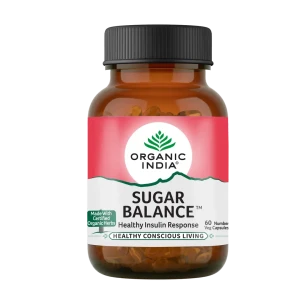 ORGANIC INDIA Sugar Balance - Pack of 60 Veg Capsules