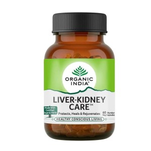 Organic India Liver Kidney Care | Certified Organic Herbs | 60 Capsules