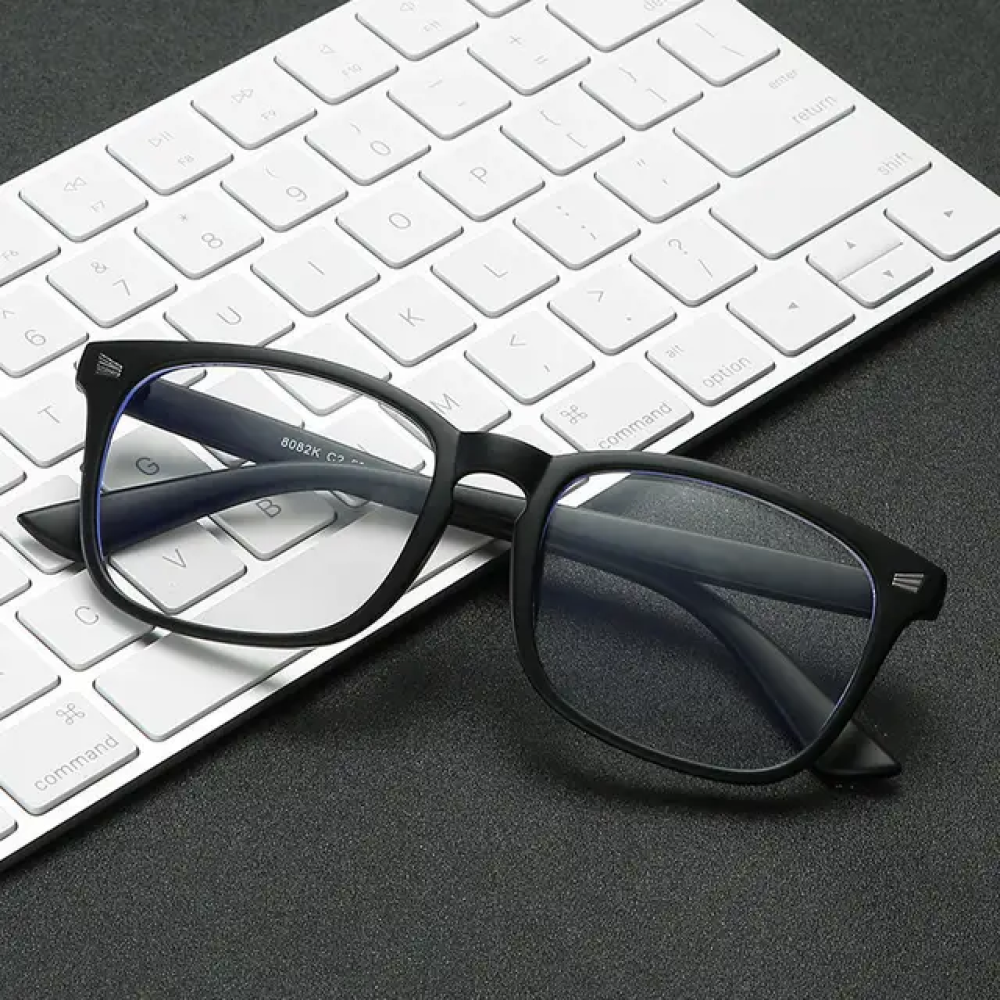 Newest Computer Anti Blue Light Retro Square Optical Frame Unisex Eyeglasses