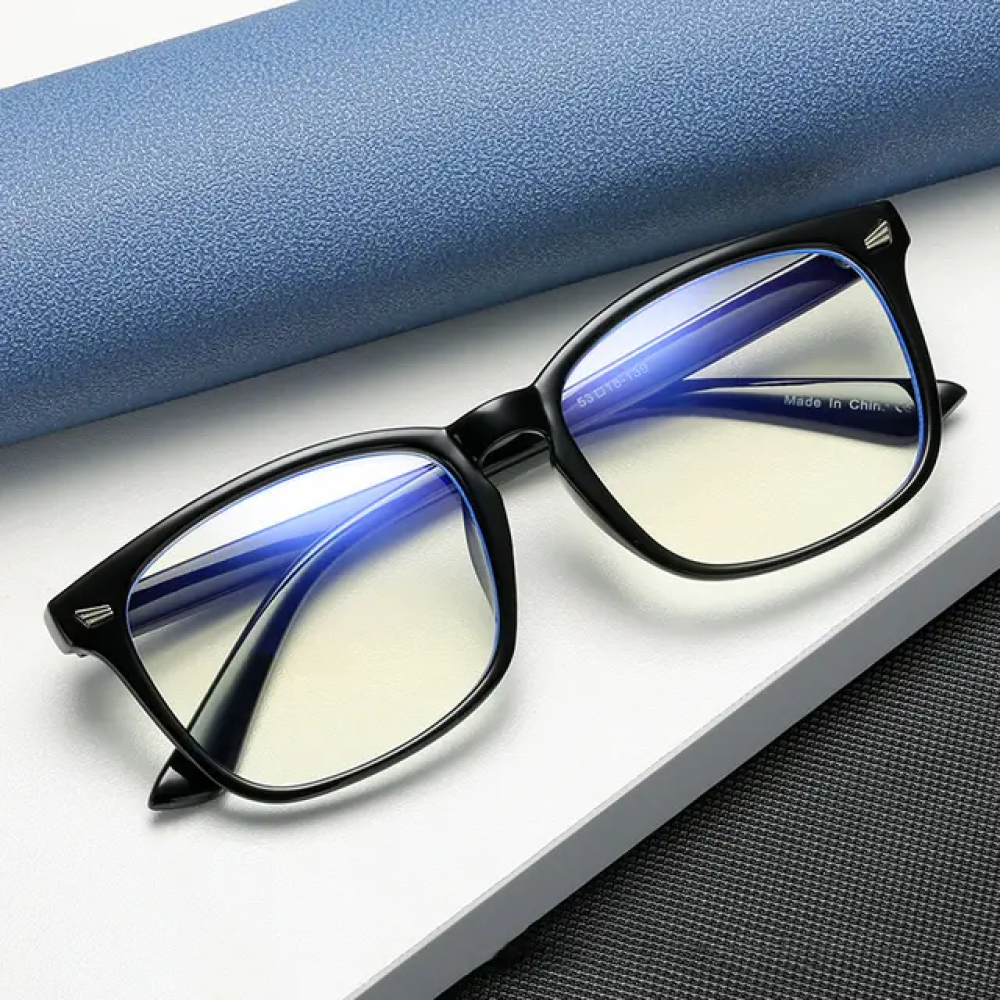 Newest Computer Anti Blue Light Retro Square Optical Frame Unisex Eyeglasses