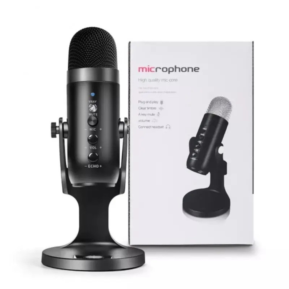 USB Condenser Microphone Professional Studio Recording Mic for PC Computer Phone Gamin g, Streaming, Podcasting