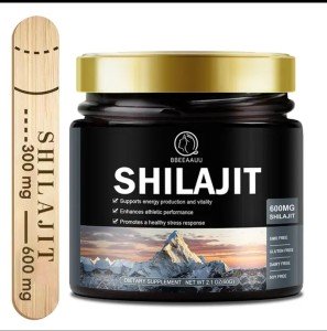 Himalayan Shilajit Resin Supplement 600mg Natural Organic Shilajit Resin