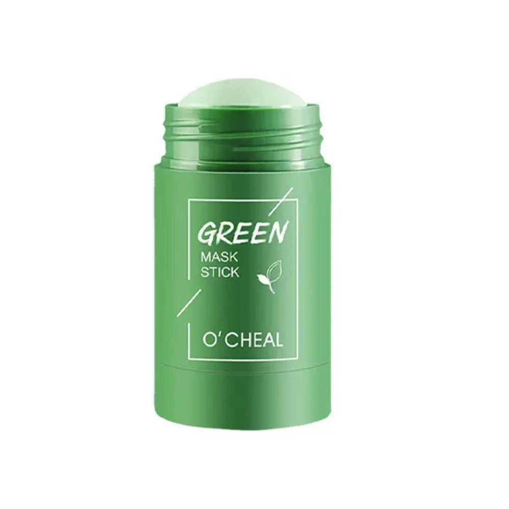 Green Tea Mask Solid Face Mask Stick Oil Control Moisturizing Cleaning Mask Acne Treatment Blackhead Remove Pores Purifying