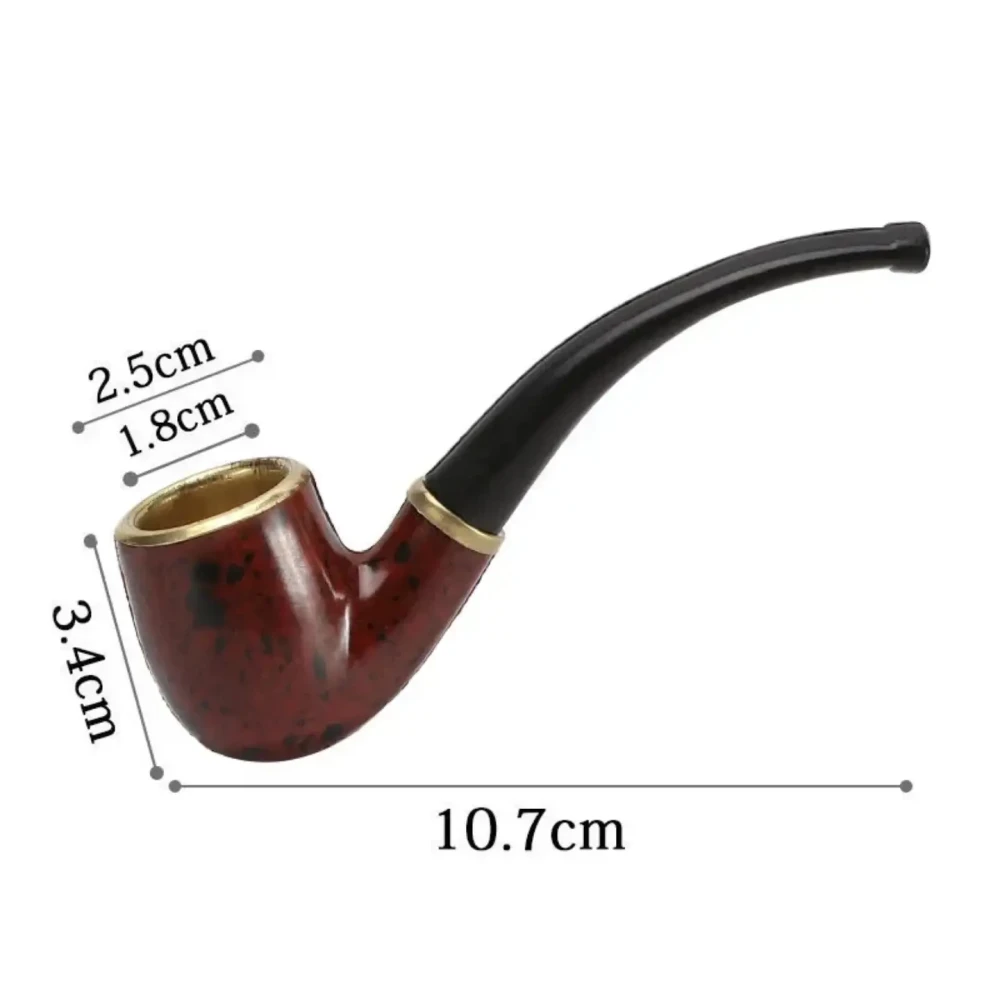 Vintage And Durable Classic Pipe, High Quality New Design For Smoking Cessation, Tobacco Free Smoke Accessories