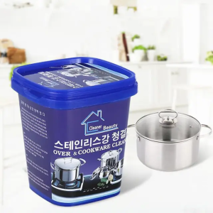 Cookware Cleaner Stainless Steel Cleaning Paste Remove Stains Multi-Purpose Cleaner Stainless Steel Cleaning Paste