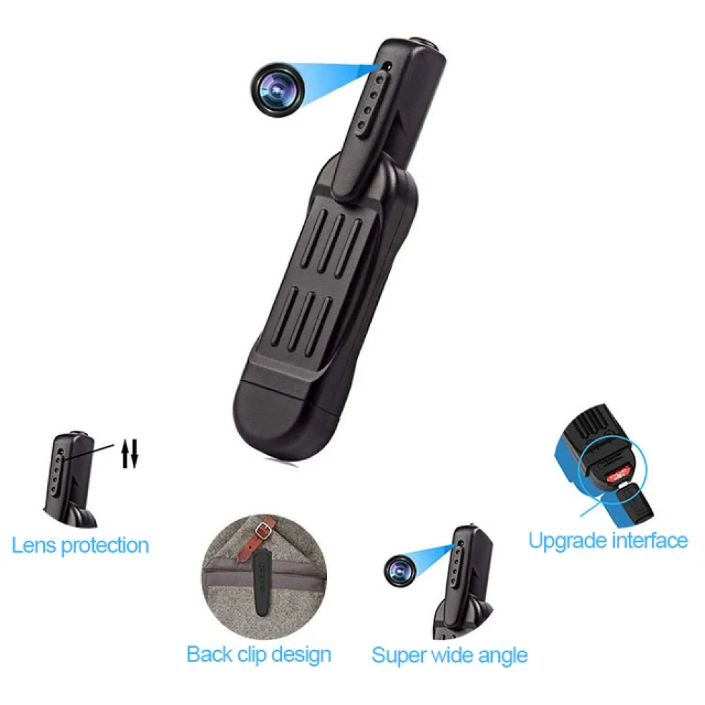 Mini Camera HD 1080P Wearable Body Small DV Camcorder Micro Camera Digital Mini DVR Pen Camera With Clip