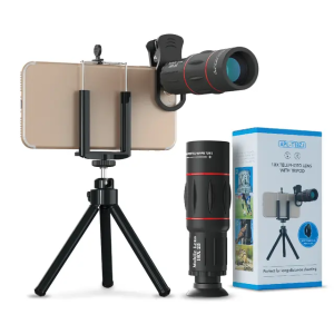 APEXEL 18X Telescope Camera Lens Zoom Telephoto Mobile Phone Lens Kit Phone Selfie Tripod for all Smartphone