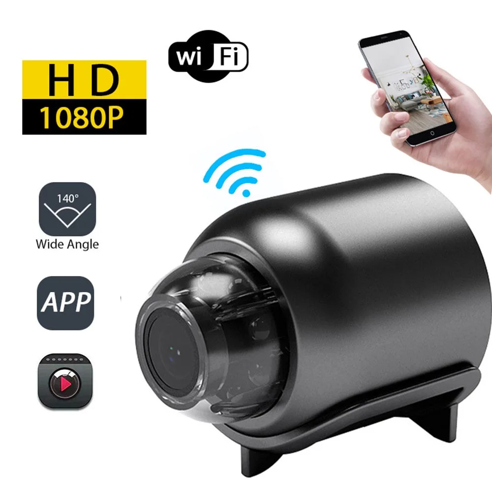 X5 Wireless Spy Camera HD 1080P Compact WiFi Camera with Recording Function, Suitable for Outdoor Camping at Home