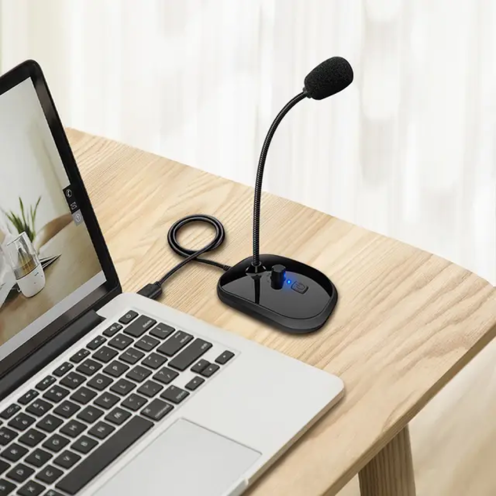 USB Desktop Conference Radio Mini Gooseneck Microphone