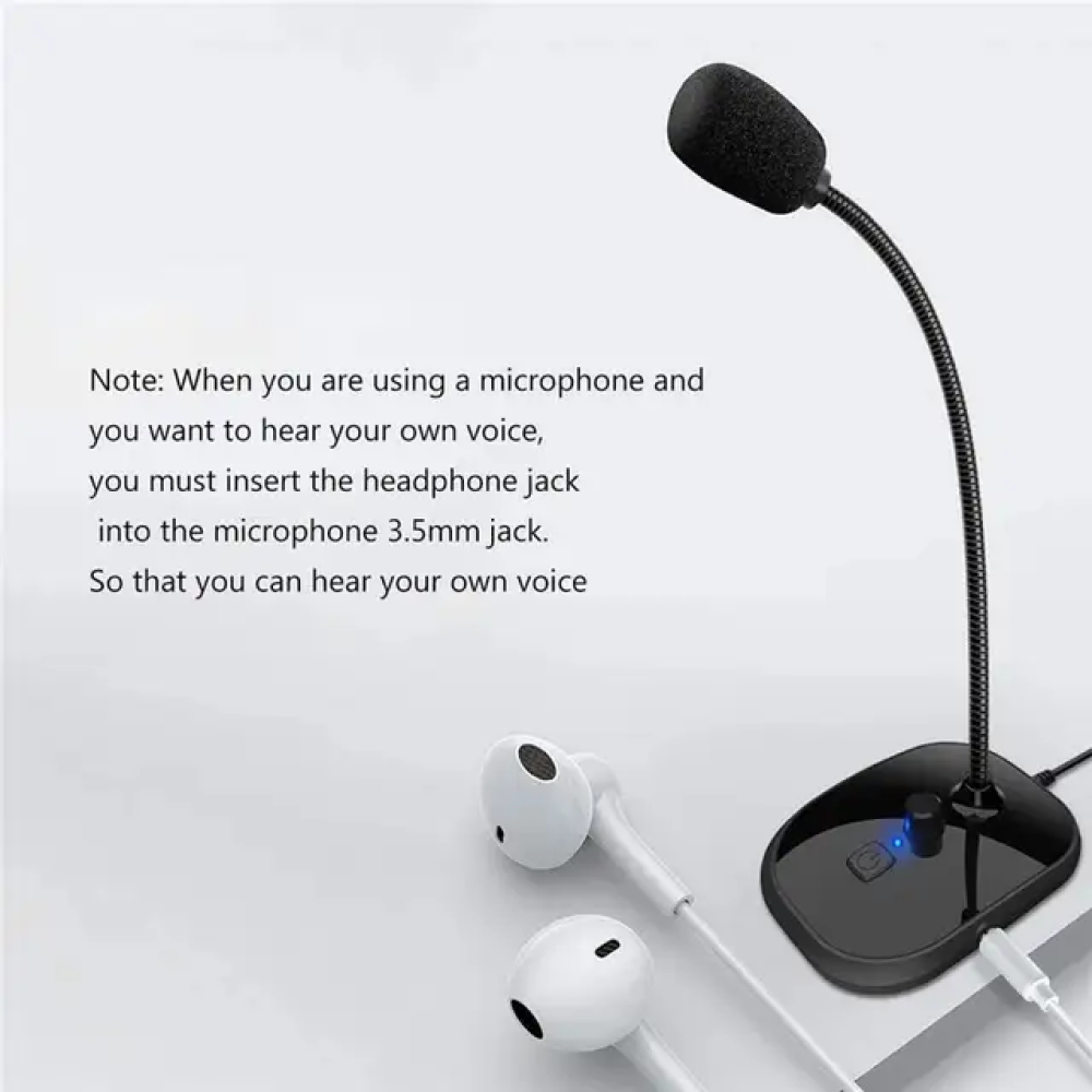 USB Desktop Conference Radio Mini Gooseneck Microphone