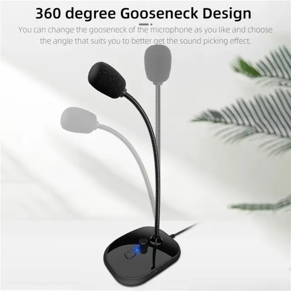 USB Desktop Conference Radio Mini Gooseneck Microphone