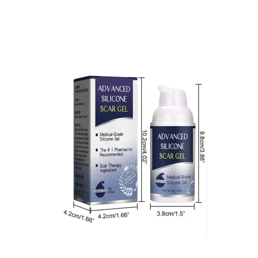 Jaysuing Advanced Silicone Scar Gel for Surgical Scars | C-Section & Stretch Mark Remover, Old & New Scar Management