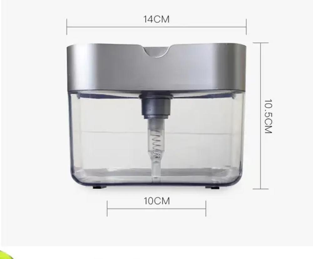 Automatic Soap Dispenser Bottle For Detergent Liquid Kitchen Dish Soap Dispenser Kitchen Sponge Dispenser Manual Soap Pump 380ml