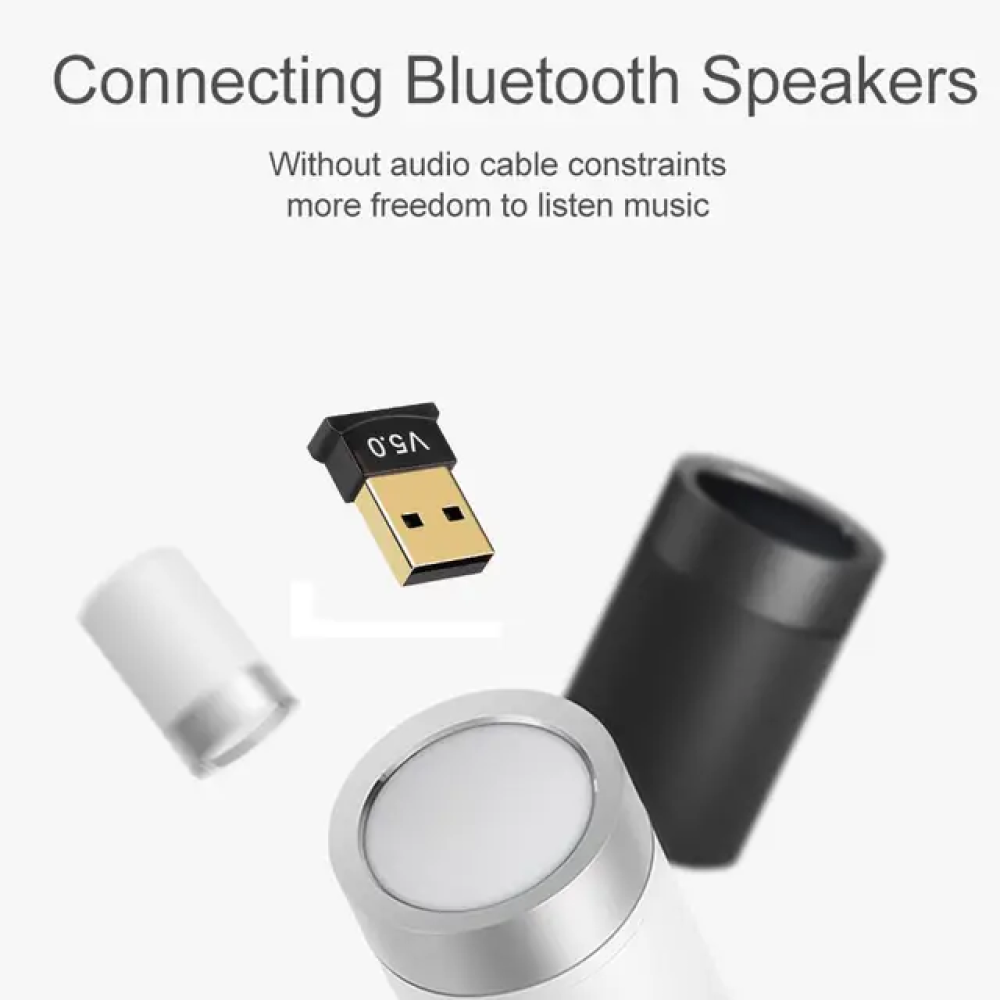 USB Bluetooth Adapter 5.0 Bluetooth Dongle Music Sound Receiver Adaptador Bluetooth Transmitter For Computer PC Laptop