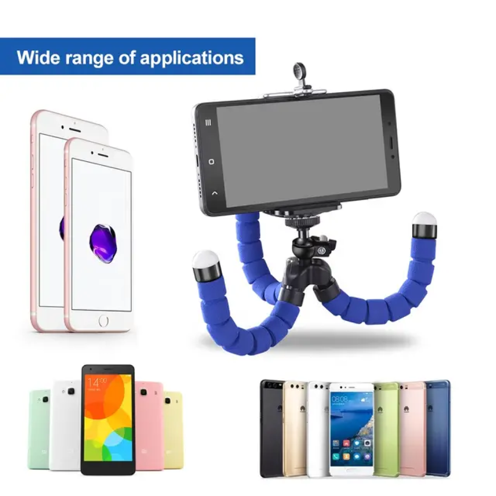 Mobile Phone Holder Flexible Octopus Tripod Bracket for Mobile Phone Camera Selfie Stand Monopod Support Photo Remote Control