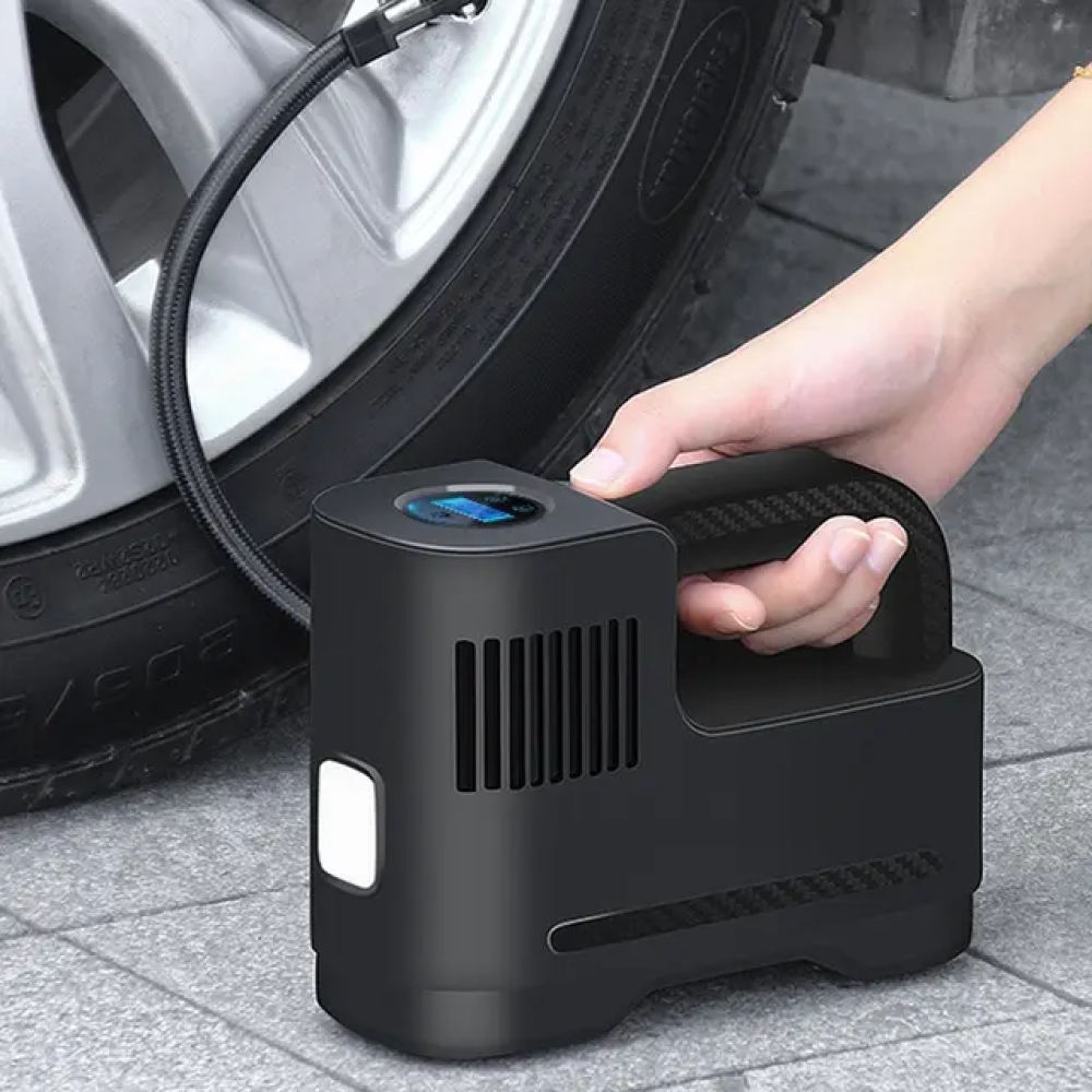 Electrical Car Air Pump 12V 120W Portable Wireless Tire Inflatable Pump Inflator Air Compressor Pump for Car Motorcycle