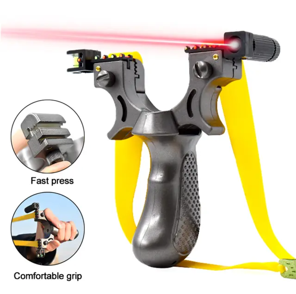 Hunting Resin Slingshot Shooting Laser Guided with Spirit Level