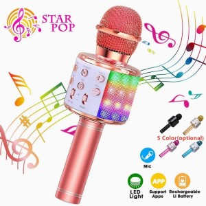 WS858 Wireless Bluetooth Microphone Kgebao Microphone Audio Integrated Home KTV