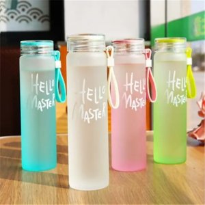 Buy Hello Master Glass Water Bottle 450mls
