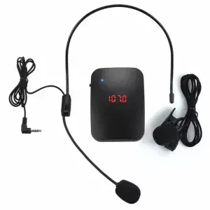 Universal FM Wireless Headset Microphone FM Radio Amplifier