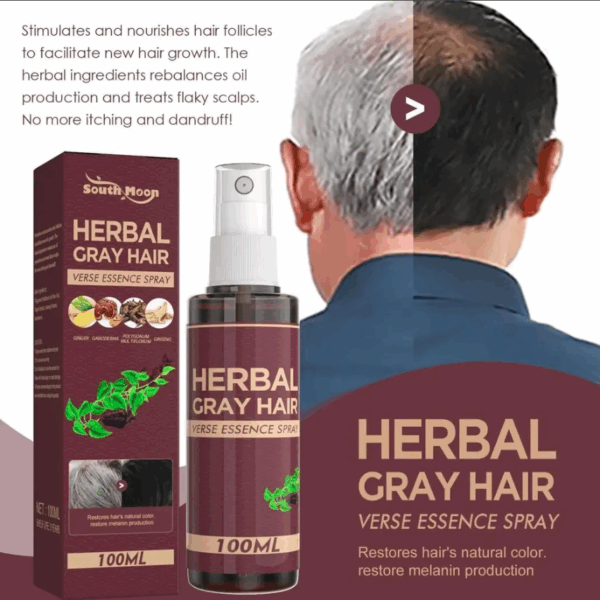 Herbal Black Hair Liquid Polygonum Multiflorum Herbal Essence  Moisturizes and Cares for Natural Black Hair, Smooth and Shiny