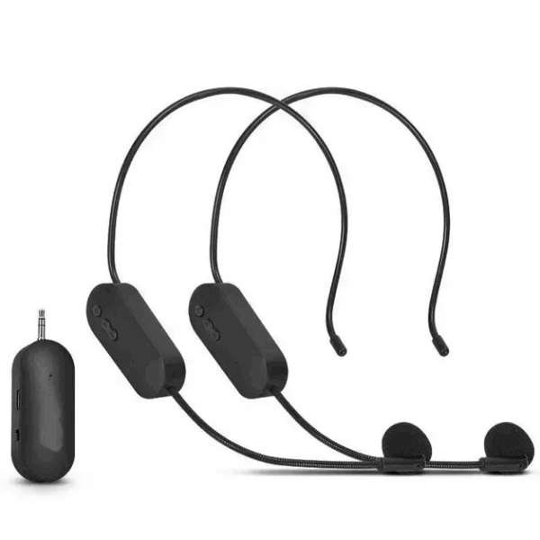 2.4G Wireless Bluetooth Condenser Microphone 3.5mm 6.35mm Headset Amplified Microphone For Speaker Musical Instruments Mic